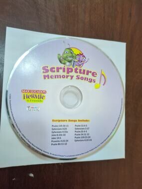 Hermie & Friends Scripture Memory Songs About Being Brave CD disc only